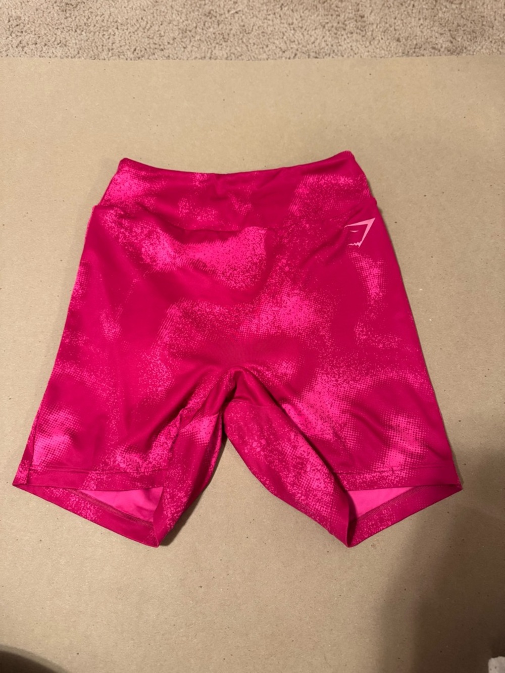 Gymshark Magenta High-Rise Bike Shorts